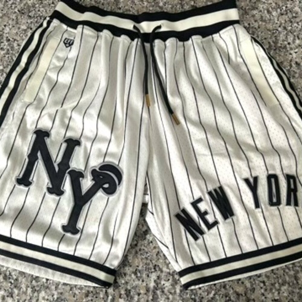 Negro Leagues Black Yankees Vintage Shorts